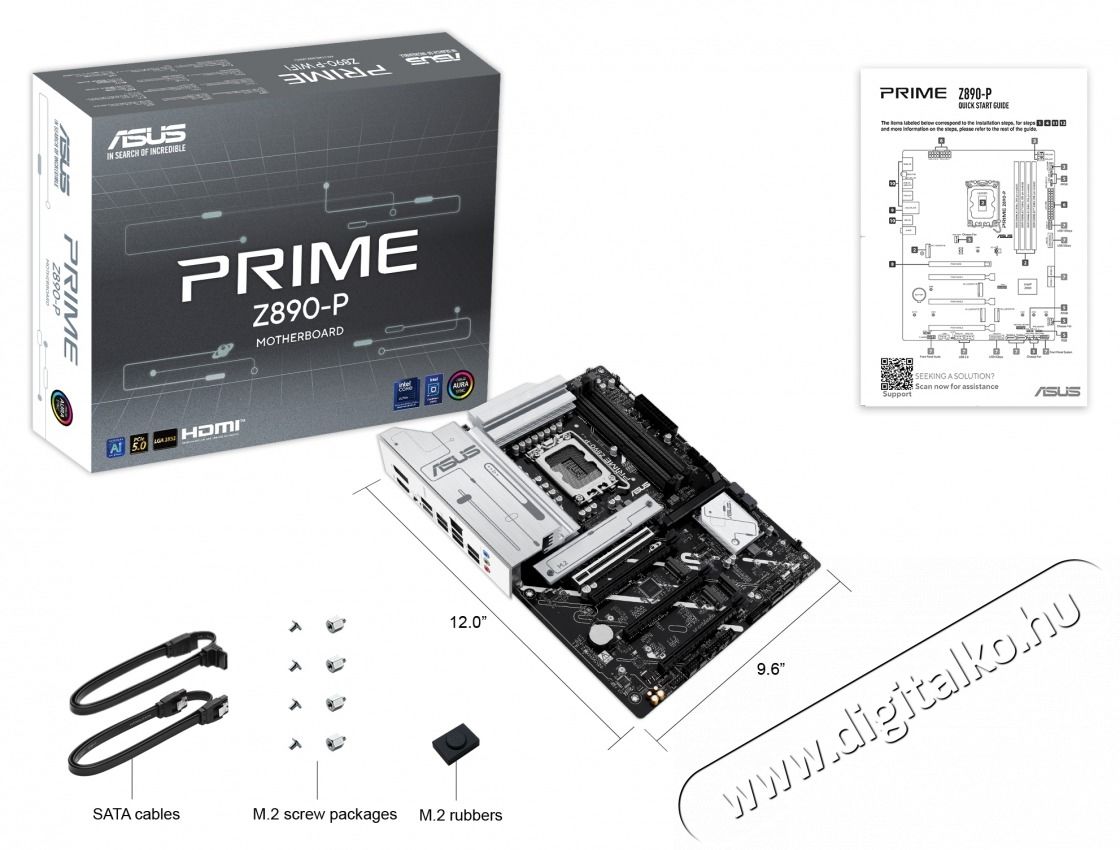 Asus PRIME Z890-P ALAPLAP INTEL Iroda &eacute;s sz&aacute;m&iacute;t&aacute;stechnika - Egy&eacute;b sz&aacute;m&iacute;t&aacute;stechnikai term&eacute;k - 509047