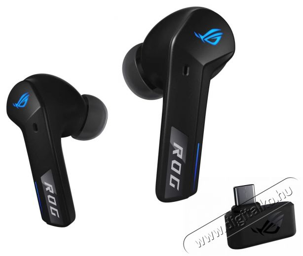 Asus ROG Cetra True Wireless SpeedNova Black Audio-Video / Hifi / Multimédia - Fül és Fejhallgatók - Fülhallgató mikrofonnal / headset - 509863