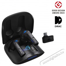 Asus ROG Cetra True Wireless SpeedNova Black Audio-Video / Hifi / Multimédia - Fül és Fejhallgatók - Fülhallgató mikrofonnal / headset - 509863