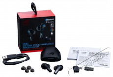 Asus ROG Cetra True Wireless SpeedNova Black Audio-Video / Hifi / Multimédia - Fül és Fejhallgatók - Fülhallgató mikrofonnal / headset - 509863