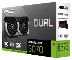 Asus Dual GeForce RTX 5070 OC Edition nVidia 12GB GDDR7 192bit PCIe videókártya Iroda és számítástechnika - Számítógép tartozék - Videokártya - 513761
