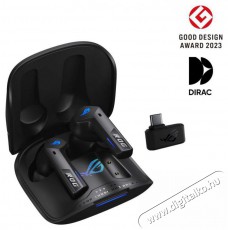 Asus ROG Cetra SpeedNova True Wireless vezeték nélküli fekete fülhallgató Audio-Video / Hifi / Multimédia - Fül és Fejhallgatók - Fülhallgató - 513349
