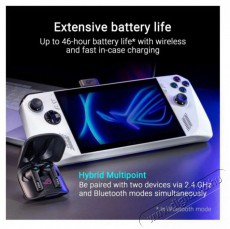 Asus ROG Cetra SpeedNova True Wireless vezeték nélküli fekete fülhallgató Audio-Video / Hifi / Multimédia - Fül és Fejhallgatók - Fülhallgató - 513349