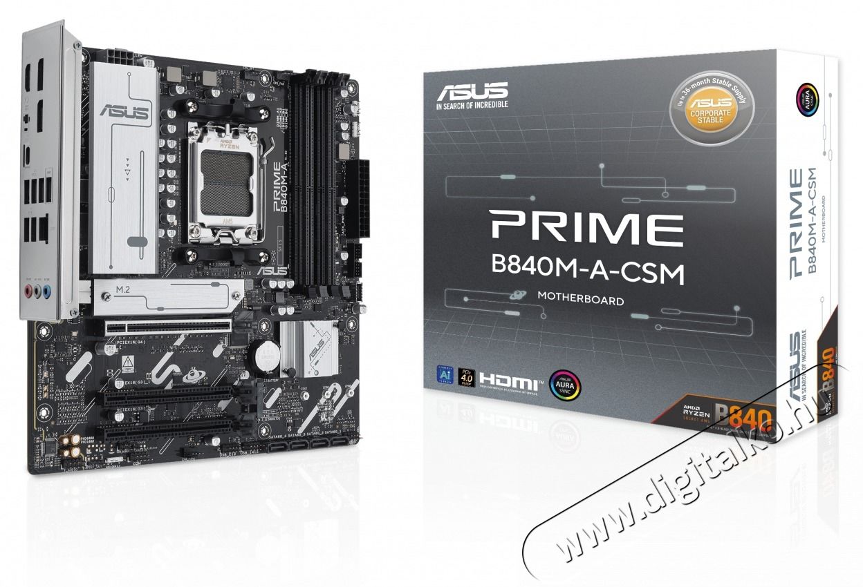 Asus PRIME B840M-A-CSM AMD B840 AM5 mATX alaplap Iroda &eacute;s sz&aacute;m&iacute;t&aacute;stechnika - Egy&eacute;b sz&aacute;m&iacute;t&aacute;stechnikai term&eacute;k - 514197