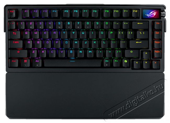 Asus ROG Azoth Extreme US fekete gamer billentyűzet Iroda &eacute;s sz&aacute;m&iacute;t&aacute;stechnika - Billentyűzet / billentyűzet szett - Vezet&eacute;kes - 514477