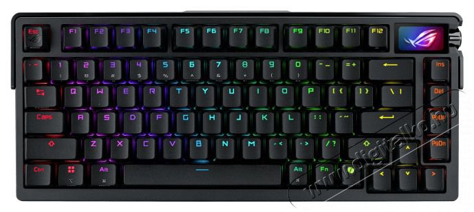 Asus ROG Azoth Extreme US fekete gamer billentyűzet Iroda &eacute;s sz&aacute;m&iacute;t&aacute;stechnika - Billentyűzet / billentyűzet szett - Vezet&eacute;kes - 514477