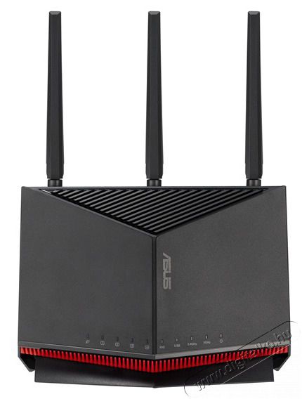 Asus RT-BE86U 1032+5764Mbps fekete vezet&eacute;k n&eacute;lk&uuml;li router Iroda &eacute;s sz&aacute;m&iacute;t&aacute;stechnika - H&aacute;l&oacute;zat - Router - 514429