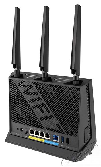 Asus RT-BE86U 1032+5764Mbps fekete vezet&eacute;k n&eacute;lk&uuml;li router Iroda &eacute;s sz&aacute;m&iacute;t&aacute;stechnika - H&aacute;l&oacute;zat - Router - 514429