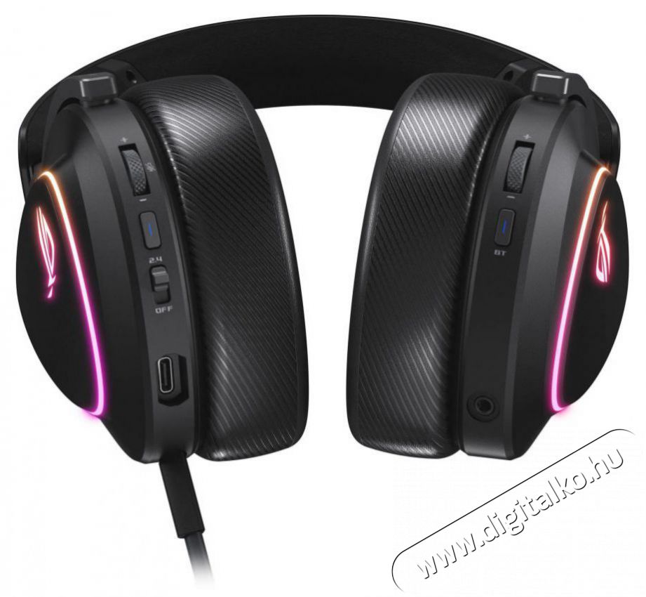 Asus ROG DELTA II White Audio-Video / Hifi / Multim&eacute;dia - F&uuml;l &eacute;s Fejhallgat&oacute;k - Fejhallgat&oacute; mikrofonnal / headset - 518506