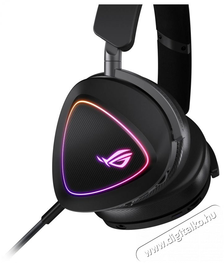 Asus ROG DELTA II White Audio-Video / Hifi / Multim&eacute;dia - F&uuml;l &eacute;s Fejhallgat&oacute;k - Fejhallgat&oacute; mikrofonnal / headset - 518506