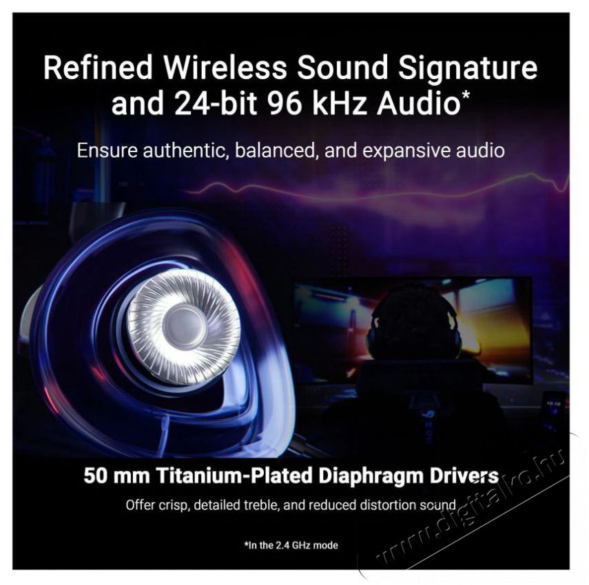 Asus ROG DELTA II White Audio-Video / Hifi / Multim&eacute;dia - F&uuml;l &eacute;s Fejhallgat&oacute;k - Fejhallgat&oacute; mikrofonnal / headset - 518506