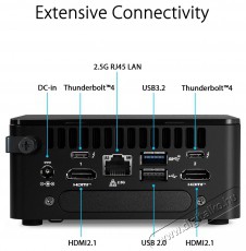 Asus NUC 13 Pro NUC13ANHI5 Tall Iroda &eacute;s sz&aacute;m&iacute;t&aacute;stechnika - Asztali sz&aacute;m&iacute;t&oacute;g&eacute;p - 523845