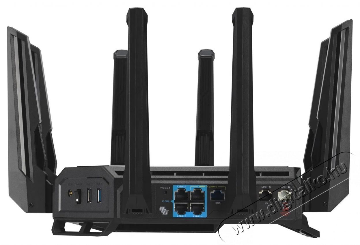 Asus ROG RAPTURE GT-BE19000 WiFi router Iroda &eacute;s sz&aacute;m&iacute;t&aacute;stechnika - H&aacute;l&oacute;zat - Router - 532420