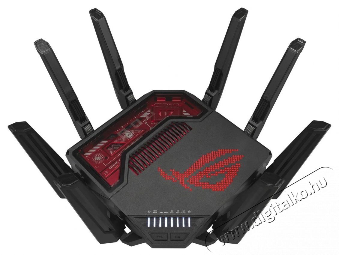 Asus ROG RAPTURE GT-BE19000 WiFi router Iroda &eacute;s sz&aacute;m&iacute;t&aacute;stechnika - H&aacute;l&oacute;zat - Router - 532420