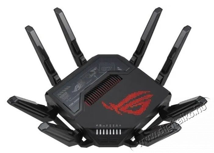 Asus ROG Rapture GT-BE98 WiFi router Iroda &eacute;s sz&aacute;m&iacute;t&aacute;stechnika - H&aacute;l&oacute;zat - Router - 532422