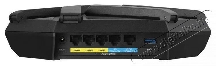 Asus RT-AXE7800 WiFi router Iroda &eacute;s sz&aacute;m&iacute;t&aacute;stechnika - H&aacute;l&oacute;zat - Router - 532424