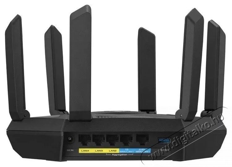 Asus RT-AXE7800 WiFi router Iroda &eacute;s sz&aacute;m&iacute;t&aacute;stechnika - H&aacute;l&oacute;zat - Router - 532424