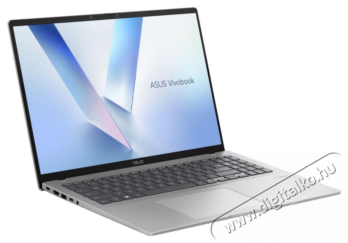 Asus Vivobook 16 X1607QA laptop, Snapdragon X X1 26 100 processzorral, ak&aacute;r 2,97 GHz-ig, 16 , WUXGA, IPS, 16 GB LPDDR5X RAM, 1 TB SSD, Qualcomm Adreno GPU, Windows 11 Home, ez&uuml;st Iroda &eacute;s sz&aacute;m&iacute;t&aacute;stechnika - Notebook - 536049