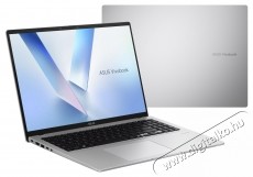 Asus Vivobook 16 X1607QA laptop, Snapdragon X X1 26 100 processzorral, ak&aacute;r 2,97 GHz-ig, 16 , WUXGA, IPS, 16 GB LPDDR5X RAM, 1 TB SSD, Qualcomm Adreno GPU, Windows 11 Home, ez&uuml;st - Iroda &eacute;s sz&aacute;m&iacute;t&aacute;stechnika - Notebook - 536049