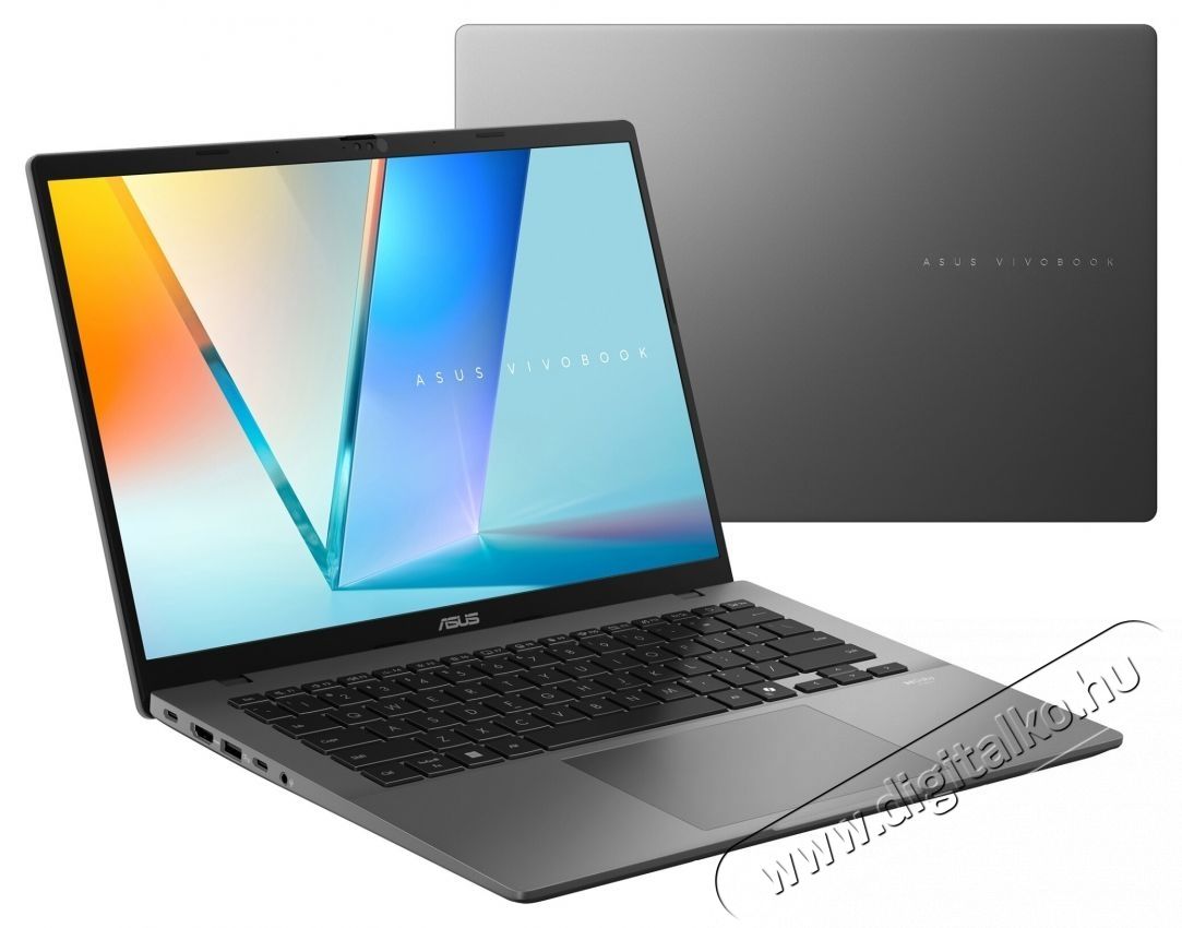Asus Vivobook S14 S3407VA laptop, Intel  Core  i7-13620H processzorral, ak&aacute;r 4,9 GHz-ig, 14 , WUXGA, IPS, 16 GB DDR5 RAM, 1 TB SSD, Intel  UHD Graphics k&aacute;rty&aacute;val, No OS, matt sz&uuml;rke Iroda &eacute;s sz&aacute;m&iacute;t&aacute;stechnika - Notebook - 536042