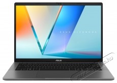 Asus Vivobook S14 S3407VA laptop, Intel  Core  i7-13620H processzorral, ak&aacute;r 4,9 GHz-ig, 14 , WUXGA, IPS, 16 GB DDR5 RAM, 1 TB SSD, Intel  UHD Graphics k&aacute;rty&aacute;val, No OS, matt sz&uuml;rke Iroda &eacute;s sz&aacute;m&iacute;t&aacute;stechnika - Notebook - 536042