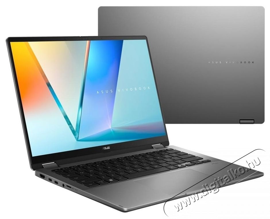 Asus Vivobook 14 Flip TP3407SA laptop, Intel  Core  Ultra 5 processzorral, 226V, WUXGA, OLED, &eacute;rintők&eacute;pernyős, 16 GB LPDDR5x RAM, 1 TB SSD, Intel  Arc  grafikus k&aacute;rty&aacute;val Iroda &eacute;s sz&aacute;m&iacute;t&aacute;stechnika - Notebook - 536050