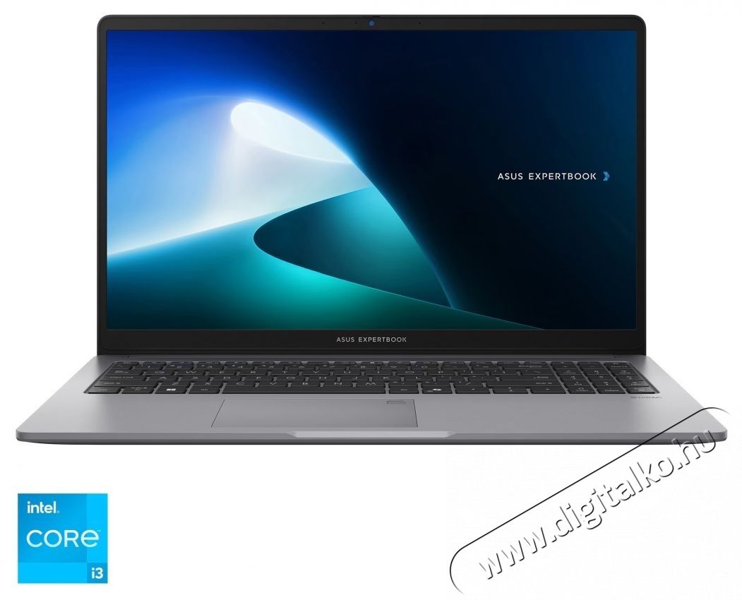 Asus ExpertBook P1 P1503CVA laptop Intel  Core  i3-1315U processzorral, ak&aacute;r 4,5 GHz-ig, 15,6 , Full HD, 8 GB DDR5 RAM, 256 GB SSD, Intel  UHD Graphics, No OS, K&ouml;dsz&uuml;rke Iroda &eacute;s sz&aacute;m&iacute;t&aacute;stechnika - Notebook - 536043