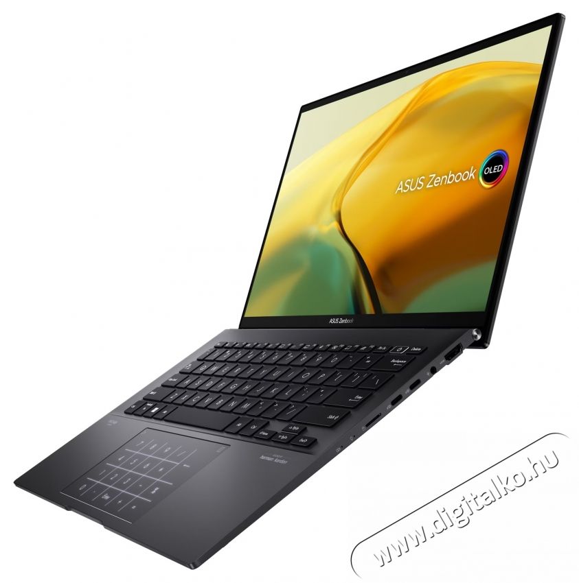 Asus ZenBook UM3402YA-KM454W 14  WQ+ 90Hz OLED laptop, AMD  Ryzen  7 R7-7730U, 16GB, 1TB SSD, AMD  Radeon Graphics, Windows  11, Magyar billentyűzet, Fekete - Sleeve Iroda &eacute;s sz&aacute;m&iacute;t&aacute;stechnika - Notebook - 536047