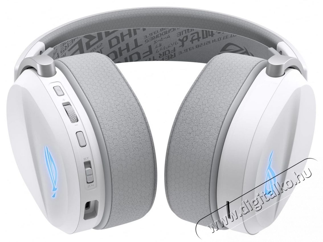 Asus ROG PELTA (90YH0410-BHUA10) Moonlight White Audio-Video / Hifi / Multim&eacute;dia - F&uuml;l &eacute;s Fejhallgat&oacute;k - Fejhallgat&oacute; mikrofonnal / headset - 539052
