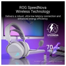 Asus ROG PELTA (90YH0410-BHUA10) Moonlight White Audio-Video / Hifi / Multim&eacute;dia - F&uuml;l &eacute;s Fejhallgat&oacute;k - Fejhallgat&oacute; mikrofonnal / headset - 539052