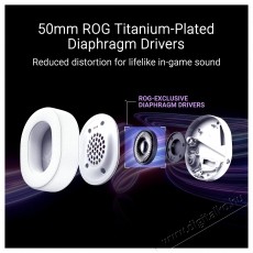 Asus ROG PELTA (90YH0410-BHUA10) Moonlight White Audio-Video / Hifi / Multim&eacute;dia - F&uuml;l &eacute;s Fejhallgat&oacute;k - Fejhallgat&oacute; mikrofonnal / headset - 539052