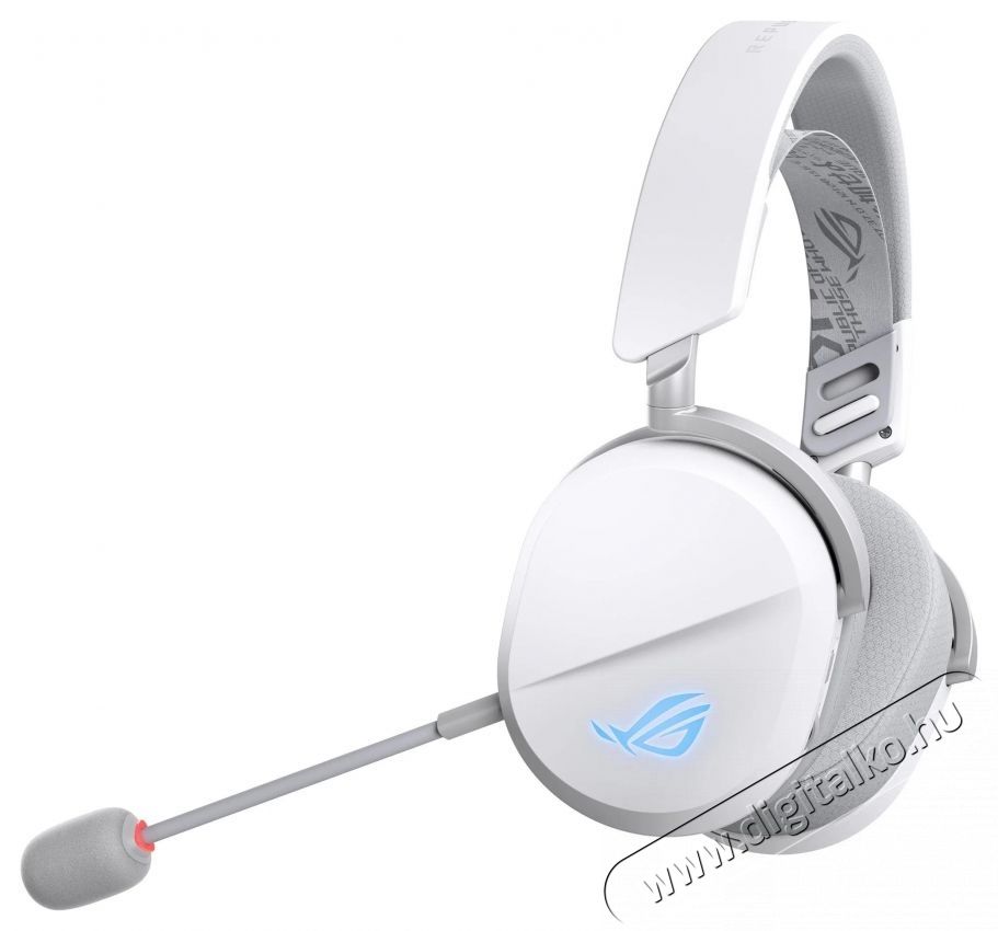 Asus ROG PELTA (90YH0410-BHUA10) Moonlight White Audio-Video / Hifi / Multim&eacute;dia - F&uuml;l &eacute;s Fejhallgat&oacute;k - Fejhallgat&oacute; mikrofonnal / headset - 539052