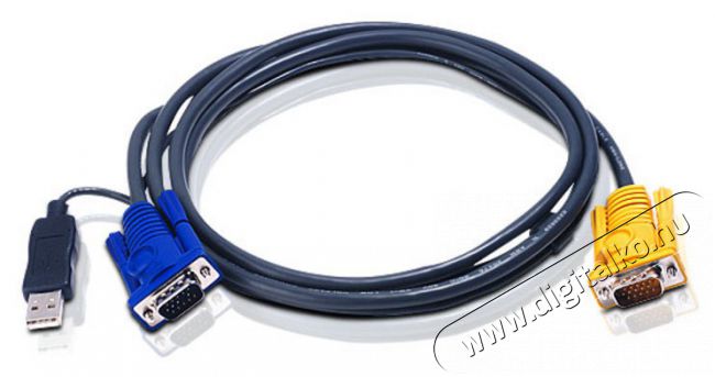 ATEN 2L-5203UP KVM Kábel USB VGA 3m Tv kiegészítők - Kábel / csatlakozó - Csatlakozó / elosztó / átalakító - 390117