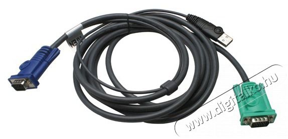 ATEN 2L-5203U KVM Kábel USB VGA 3m Iroda és számítástechnika - Számítógép tartozék - Vga monitor kábel - 395497