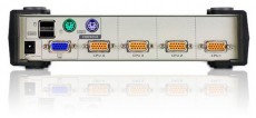 ATEN CS84U-AT 4PC USB-PS/2 VGA KVM Switch Tv kiegészítők - Kábel / csatlakozó - Csatlakozó / elosztó / átalakító - 395498