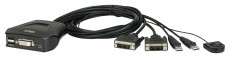 ATEN CS22D-A7 2PC USB DVI KVM Switch Iroda és számítástechnika - Egyéb számítástechnikai termék - 413595