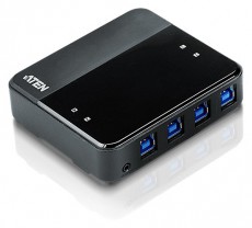 ATEN US434 4 portos USB 3.0 periféria megosztó switch Iroda és számítástechnika - Hálózat - Switch - 407918