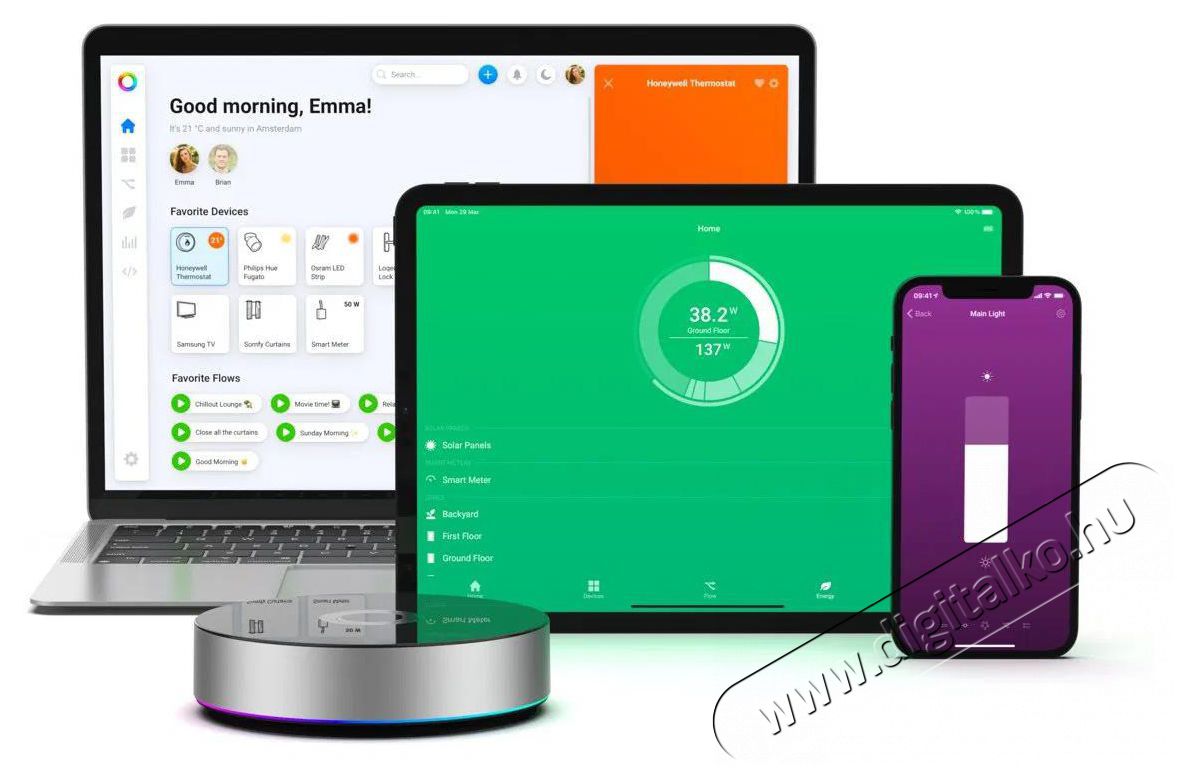 Athom Homey Bridge Iroda &eacute;s sz&aacute;m&iacute;t&aacute;stechnika - H&aacute;l&oacute;zat - Vezet&eacute;k n&eacute;lk&uuml;li adapter - 508050