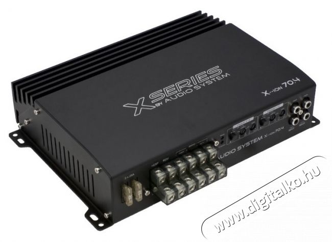 Audio System Audio System X--ION 70.4 n&eacute;gy csatorn&aacute;s aut&oacute;hifi erős&iacute;tő Egy&eacute;b - Nem forgalmazzuk ! - 272448