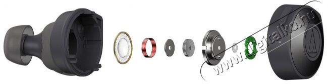 Audio-Technica ATH-CKS5TWBK True Wireless Bluetooth fekete fülhallgató Újdonságok - Új termékek - 367492