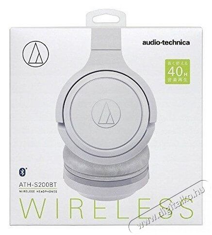 Audio-Technica ATH-S200BTWH Bluetooth feh&eacute;r mikrofonos fejhallgat&oacute; &Uacute;jdons&aacute;gok - &Uacute;j term&eacute;kek - 367479
