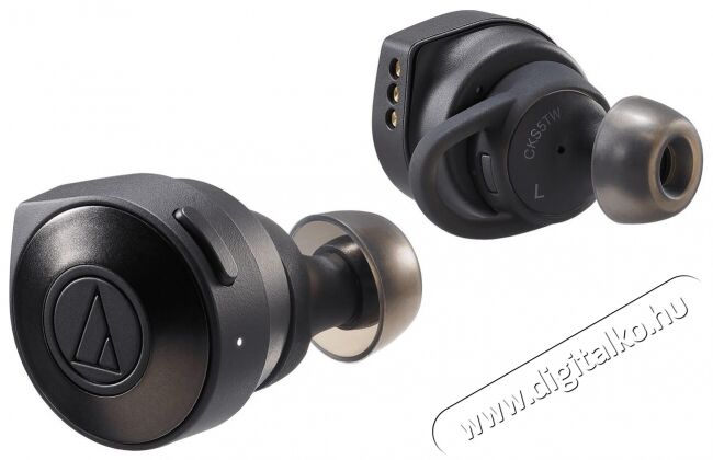 Audio-Technica ATH-CKS5TWBK True Wireless Bluetooth fekete fülhallgató Újdonságok - Új termékek - 367492