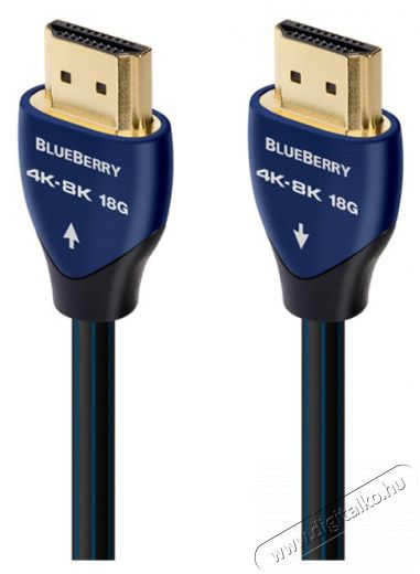 AUDIOQUEST BlueBerry HDM18BLUE200 2m HDMI 2.1 kábel Tv kiegészítők - Kábel / csatlakozó - Hdmi kábel - 390261