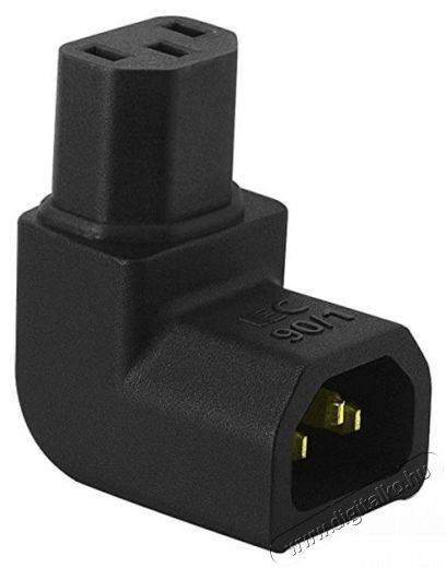AUDIOQUEST IEC90/1 C13 IEC 90 fokos hálózati adapter Iroda és számítástechnika - Számítógép tartozék - Táp kábel - 390221