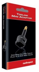 AUDIOQUEST Toslink - 3,5mm jack optikai adapter Tv kiegészítők - Kábel / csatlakozó - Csatlakozó / elosztó / átalakító - 390287