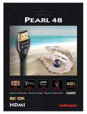 AUDIOQUEST Pearl HDM48PEA100 1m HDMI 2.1 kábel Tv kiegészítők - Kábel / csatlakozó - Hdmi kábel - 390193