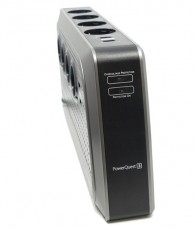 AUDIOQUEST PowerQuest PQ-3 8db 230V Schuko/4db USB túláramvédő és hálózati szűrő Iroda és számítástechnika - Egyéb számítástechnikai termék - 390282