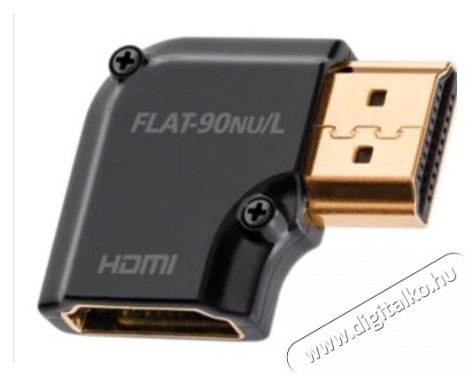 AUDIOQUEST HDM90NUL HDMI Type A aljzat - Type A aljzat aranyozott csatlakozós 90 fokos adapter Tv kiegészítők - Kábel / csatlakozó - Csatlakozó / elosztó / átalakító - 390293