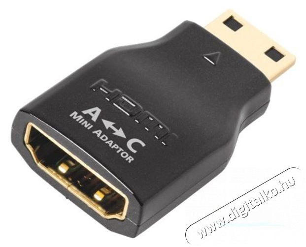 AUDIOQUEST HDMADAC HDMI Type A aljzat - Mini Type C dugó aranyozott csatlakozós adapter Tv kiegészítők - Kábel / csatlakozó - Csatlakozó / elosztó / átalakító - 390284