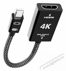 AUDIOQUEST MDPDONGLE4 4K Displayport - HDMI adapter Tv kiegészítők - Kábel / csatlakozó - Csatlakozó / elosztó / átalakító - 390222